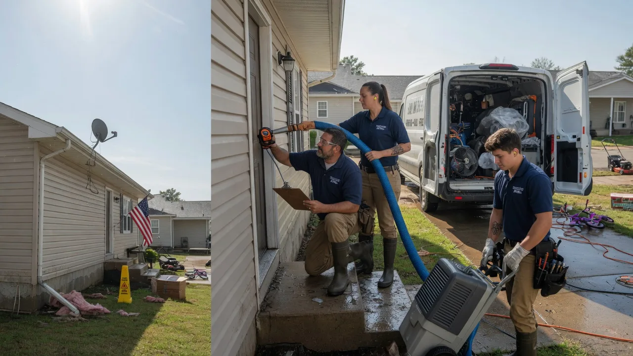 Ceiling Water Damage Restoration in Independence, IA near me